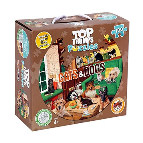 Image of Top Trumps Cats and Dogs 100 Piece Jigsaw Puzzle Game