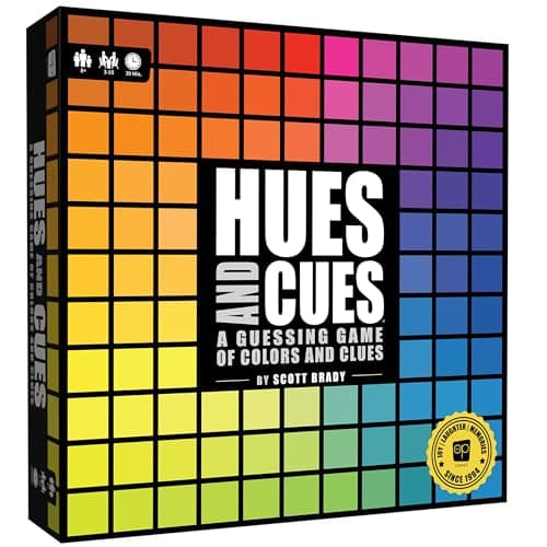 Image of USAopoly | Hues and Cues | Guessing Board Game | Ages 8+ | 3-10 Players | 30 Minutes Playing Time