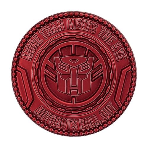 Image of FaNaTtik Transformers 40th Anniversary Autobot Medallion – Limited Edition Collector’s Coin – Official Hasbro Collectible – Embossed Metal Emblem with Display Case – G1 Tribute Gift