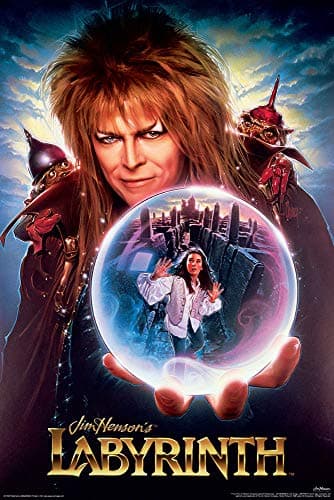 Image of BUY ART FOR LESS Officially Licensed Labyrinth - One Sheet - Art Poster - 24 x 36 Inch - Decorative Print - Poster Paper - Ready to Frame