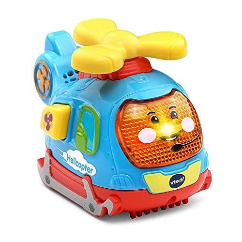 Image of VTech Toot-Toot Drivers Helicopter | Interactive Toddlers Toy for Pretend Play with Lights and Sounds | Suitable for Boys & Girls 12 Months, 2, 3, 4 + Years, English Version