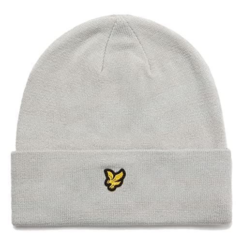 Image of Lyle & Scott Unisex Classic Beanie Hat - Light Grey Marl - One Size