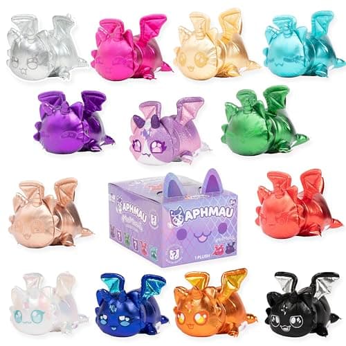 Image of Aphmau 6” MeeMeow Mystery Plush – Dragons, Blind Box, 1 of 8 Possible, Fun Dragon MeeMeows, Official Merch