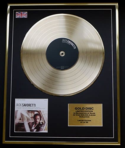 Image of JACK SAVORETTI/Cd Gold Disc Record Limited Edition/SLEEP NO MORE