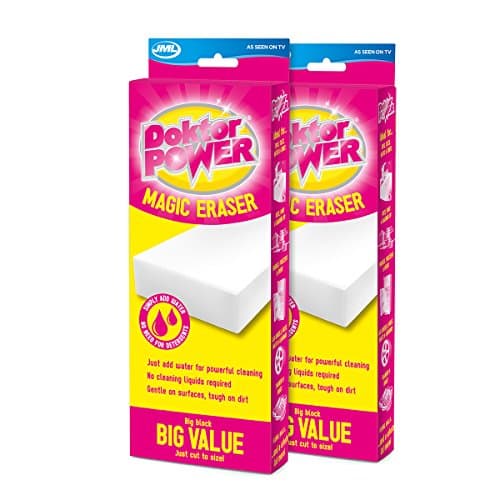 Image of JML Doktor Power Magic Eraser Twin Pack Cleaning & Polishing Sponge Block Double Pack