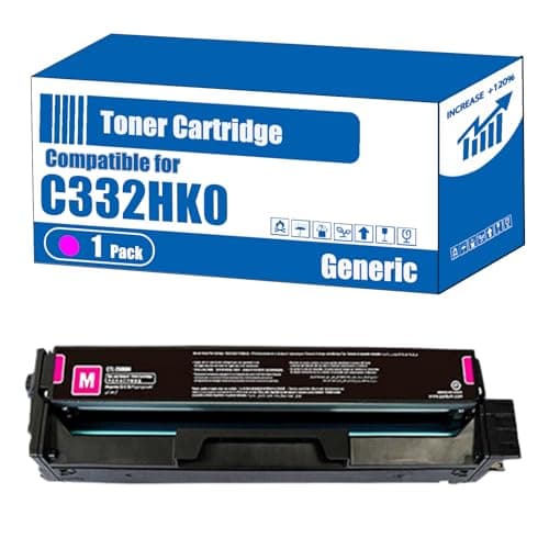 Image of Compatible for Lexmark C332HK0 Toner Cartridge MC3326adwe MC3326i C3326dw Printers, High Yield 3000 Pages, Accurate Imaging Rich Colors (1 Pack Magenta)