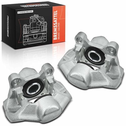 Image of Frankberg 2x Brake Caliper Disc Brake Rear Left Right Compatible with S-Class W126 260-420 123 Saloon W123 200-300 S-Class W116 280-450 Replace# 1234201583