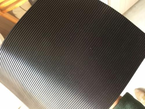 Image of Shield Autocare © Rubber Floor Matting Checker Fine Ribbed Design Industrial Commercial Grade Garage Work Van Shed Gym Non-Slip Shock Absorbing | 1m Wide | 3mm Thick (9m x 1m)