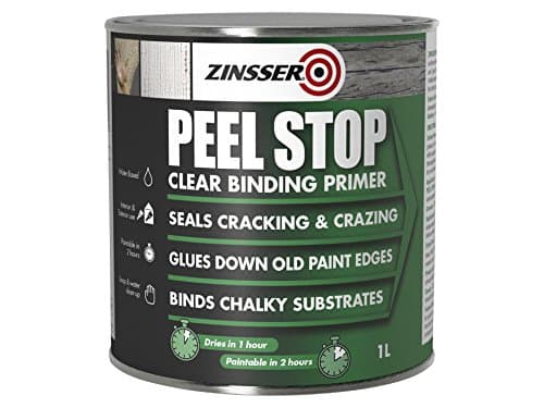 Image of Zinsser ZINPSP1L PSP1L Peel Stop Clear Binding Primer Paint 1 Litre, 1L
