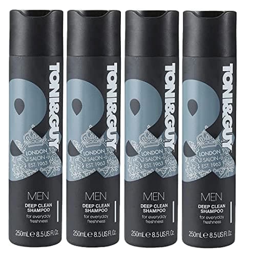 Image of 6x Toni & Guy Men Deep Clean Shampoo with Charcoal Extract 250ml