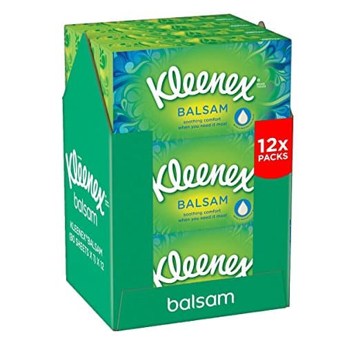 Image of Kleenex Balsam Tissues - 12 Box Pack (960 Tissues Total)