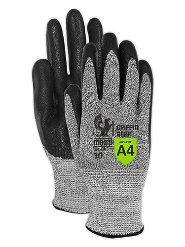 Image of Magid Glove & Safety Cut Resistant Foam Gloves with Nitrile Coating Size 7/S (48 Pairs), Foam Nitrile Coating