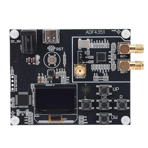 Image of XUMIUZIY Wideband Phase Locked Module with Versatile Functions for RF Testing and Signal Analysis, Fits ADF4351 Chip, 35MHz-4.4GHz Frequency Synthesizer Board