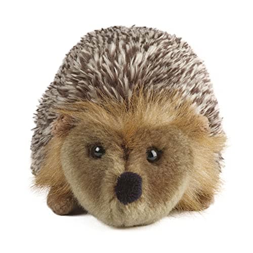 Image of Living Nature Medium Hedgehog, Realistic Soft Cuddly Hedgehog Toy, Naturli Eco-Friendly Plush, brown, 9.5cm