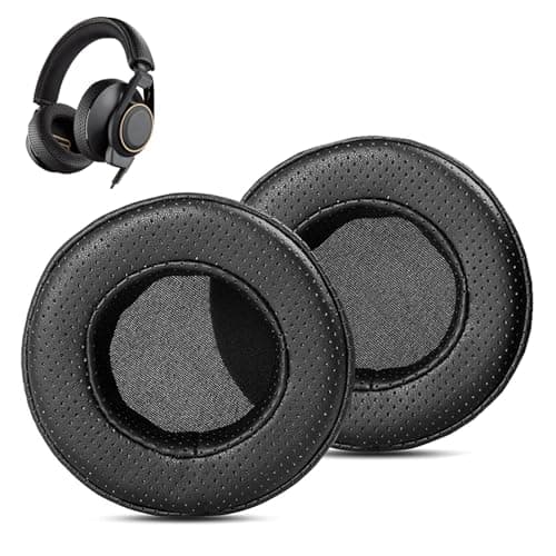 Image of Punched Protein Leather Earpads Replacement for Plantronics Rig600 Rig-600 Rig 600 Headphone Ear Cushions