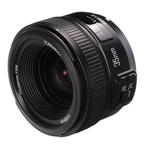 Image of YONGNUO 35mm F2.0 Lens Large Aperture Auto Focus AF Lenses for Nikon DSLR Cameras