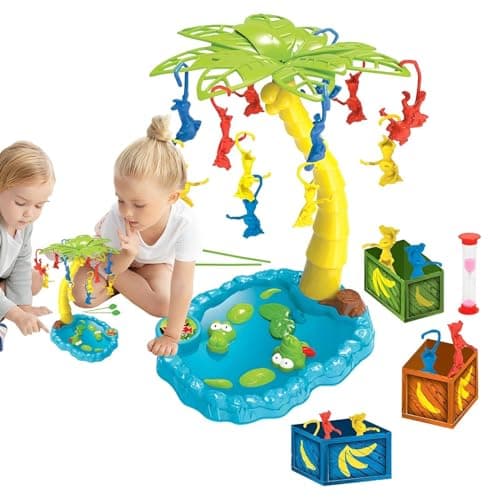Image of Wpsagek Monkey Around Game,Climbing Tree Around Balancing Game - Educational Tabletop Toy Parent-Child Home Decor for Beach & Camping