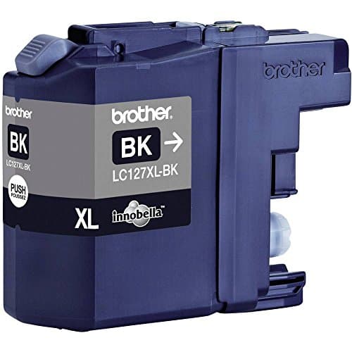 Image of Brother LC127XLBK - Super High Yield - black - original - ink cartridge - for Brother DCP-J4110DW, MFC-J4410DW, MFC-J4510DW, MFC-J4610DW, MFC-J4710DW