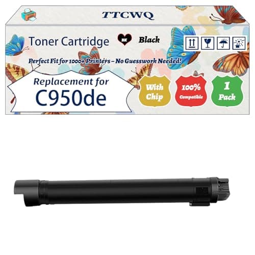 Image of Compatible for Lexmark C950de Toner Cartridge Work for Lexmark C950de Printers, with Chip, High Yield 36000 Pages, High-Definition Printing (1 Pack Black)