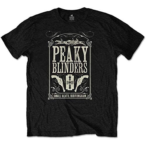 Image of Peaky Blinders Soundtrack Official Tee T-Shirt Mens Unisex (XX-Large) Black