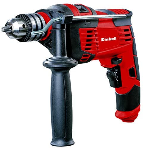 Image of Einhell Impact Drill 1010W, Hammer Drill with Auxiliary Handle, Soft Grip, Speed Control, Electric Drill with Percussion Hammer Drilling Function TC-ID 1000 E