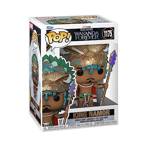 Image of Funko POP! Marvel: Black Panther: Wakanda Forever - King Namor - Collectable Vinyl Figure - Gift Idea - Official Merchandise - Toys for Kids & Adults - Model Figure for Collectors, Multicolor