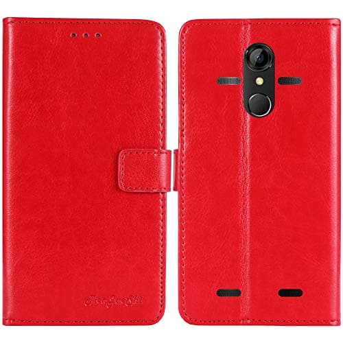 Image of TienJueShi Red Book Stand Premium Retro Business Flip Leather Protector Phone Case For AGM a9 5.99 inch Cover Etui Wallet