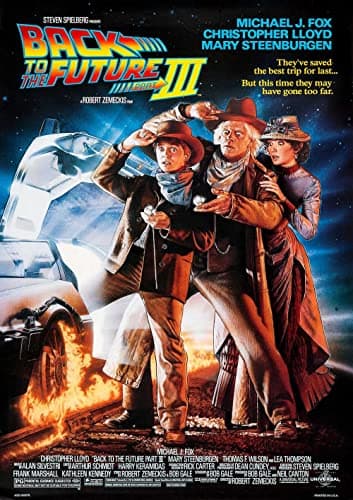 Image of Back To The Future Part 3 Michael J Fox Poster/Print/Picture Satin Photo Paper - A3-297mm x 420mm