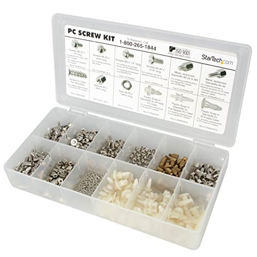 Image of StarTech.com Deluxe Assortment PC Screw Kit - Screw Nuts and Standoffs - Screw kit - PCSCREWKIT