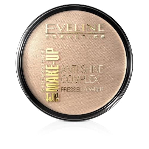 Image of Eveline Cosmetics Art Professional Make-up ART PROFESSIONAL MAKE-UP Mattifying Mineral Powder with Silk - 34 Medium Beige, Anti-Shine Formula, Breathable Finish
