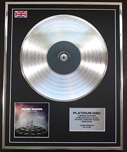Image of IMAGINE DRAGONS/LTD EDITION CD PLATINUM DISC/NIGHT VISIONS