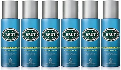 Image of Brut Sport Style Deodorant Spray 200ml (Pack of 6) – Long Lasting Fresh Fragrance Men’s Aerosol Deodorant