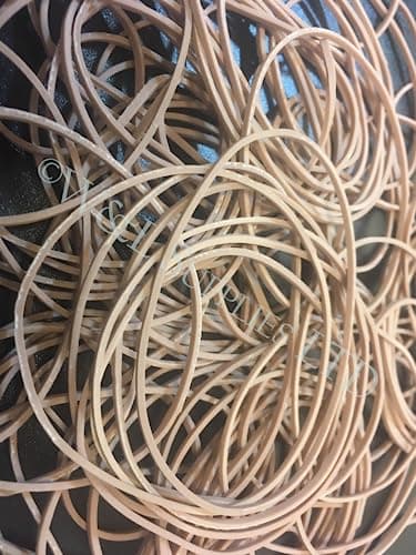 Image of Rubber Bands No.19 90mm x 1.5mm Colour Natural 1lb/454g
