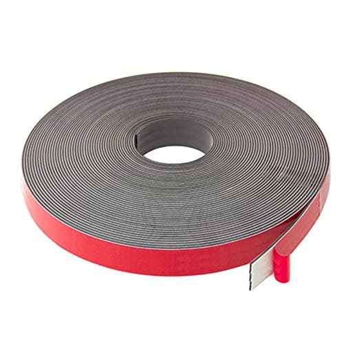 Image of MagFlex® Flexible Magnetic Tape with Foam Self Adhesive Designed to Provide a Strong Grip on Magnetic Metal Based Surfaces - Polarity B - 25.4mm Wide - 5m Length