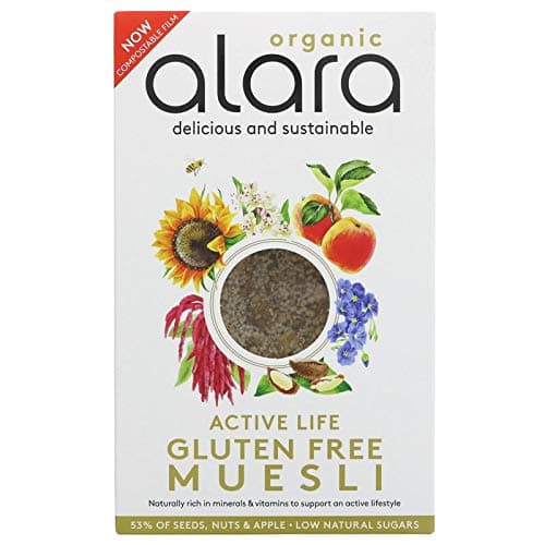 Image of Alara Gluten Free Active Life Organic Muesli 250g-6 Pack