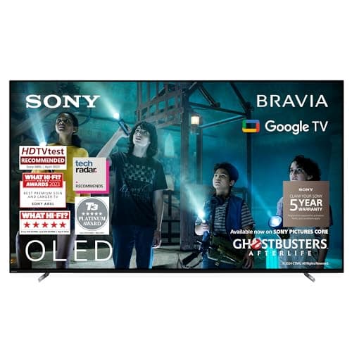 Image of Sony BRAVIA XR, XR-55A80L, 55 Inch, OLED, Smart TV, 4K HDR, Google TV, ECO PACK, BRAVIA CORE, Perfect for PlayStation5, Metal Flush Surface Design, 5 Year Warranty