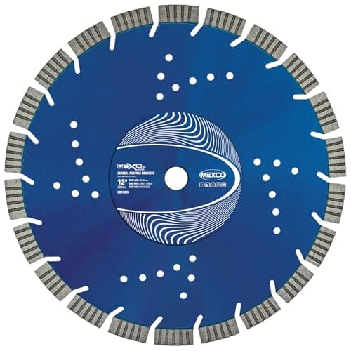 Image of Mexco GPX10-15 General Purpose Concrete Diamond Blade, Cutting Disc for Non-Abrasive Building Materials - 300mm, 15mm Segment Height