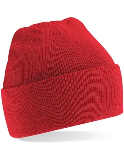 Image of Beechfield Original Cuffed Beanie Colour=Bright Red Size=O/S