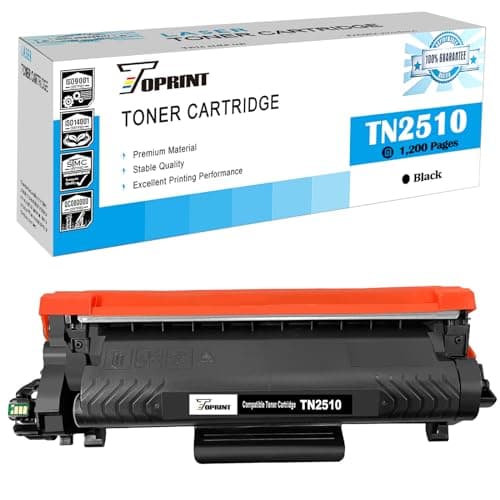 Image of TN2510 TN-2510 Compatible Toner Cartridge Black Standard Capacity for Brother Printer HL-L2400DW L2400DWE L2445DW L2447DW DCP-L2620DW L2627DW L2627DWXL L2660DW MFC-L2800DW L2827DW L2835DW L2860DW