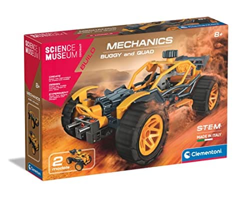 Image of Clementoni- Science Museum Mechanics: Buggy & Quad Building Set - Educational STEM Toys for Kids (8+ years)