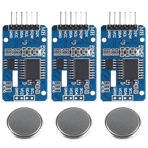 Image of APKLVSR Real Time Clock Module RTC Sensor, AT24C32 IIC Precision Clock With Battery, I2C Compatible With Arduino