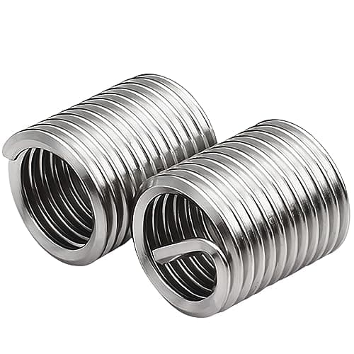 Image of M30 x 3.5mm x 1.5D Helicoil Wire Inner Thread Inserts, Coiled Wire Helical Screws, 304 Stainless Steel, 2Pcs