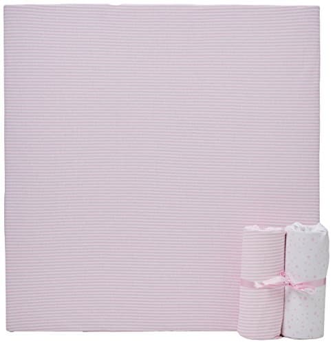 Image of Clair de Lune Stars and Stripes 3-Piece Moses Gift Set - Pink