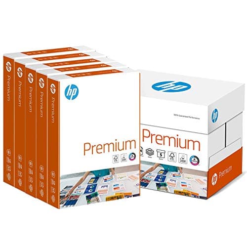 Image of HP Printer Paper, Premium A4 Paper, 210x297mm, 90gsm, 5 Ream Carton, 2500 Sheets - FSC Certified Copy Paper