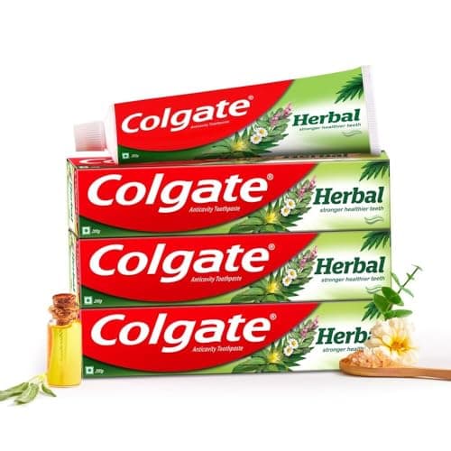Image of Colgate Herbal Toothpaste 100g | Anticavity, Natural Herbal Extracts | Fresh Breath & Healthy Gums | Gentle Daily Oral Care for Strong Teeth