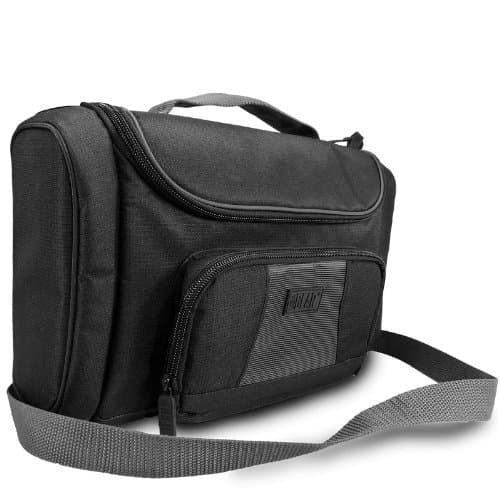 Image of USA Gear Mini Portable Projector Bag, Small 4K Projector Travel Case Compatible with Aurzen Eazze D1, VOPLLS 25000L, XuanPad, ViewSonic M1+, LG PF1500W, DBPOWER, Vankyo Leisure 3, GooDee, (Black)