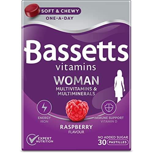 Image of Bassetts Vitamins Woman Multivitamins & Multiminerals Raspberry Flavour 30 Gummy Pastilles