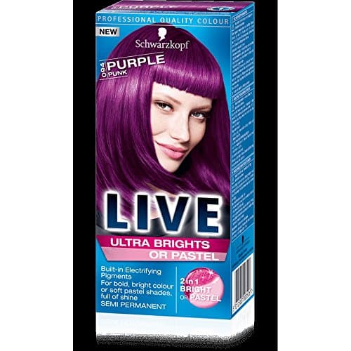 Image of Schwarzkopf Live Ultra Brights Or Pastel - Purple Punk 94 (pack of 3)