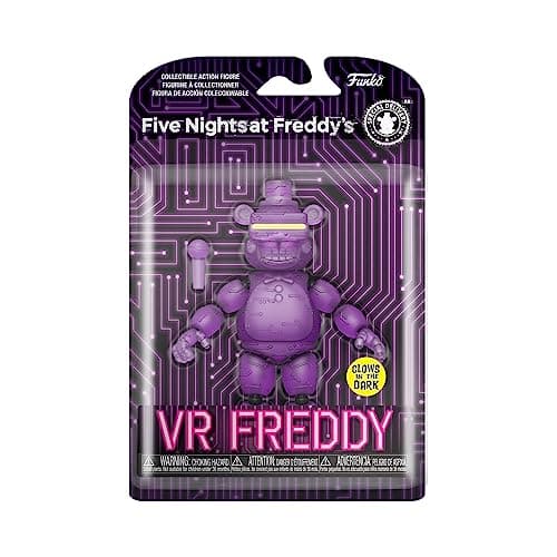 Image of Funko Action Figure: Five Nights At Freddy's (FNAF) - Freddy Fazbear With - Glow In the Dark - Collectable Toy - Gift Idea - Video Games Fans