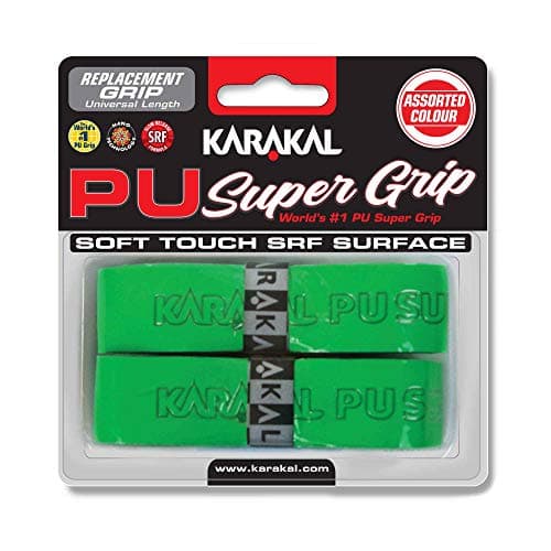 Image of Karakal PU Super Replacement Grip - 2 grips, Colors- Green
